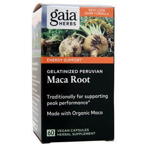 Gaia Herbs Maca Root - Gelatinized Peruvian  60 vcaps