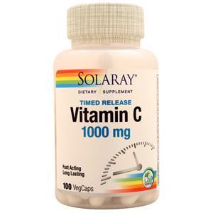 Solaray Vitamin C (1000mg) Timed Release  100 vcaps