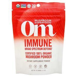 OM Mushroom Superfood Immune Mushroom Powder - Certified 100% Organic  60 grams