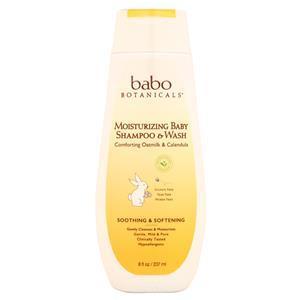 Babo Botanicals Moisturizing Baby Shampoo & Wash Comforting Oatmilk & Calendula 8 fl.oz