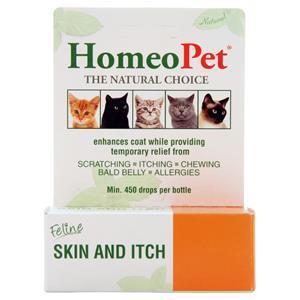 HomeoPet Feline Skin and Itch Drops  15 mL