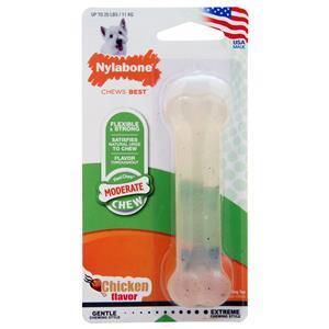 Nylabone FlexiChew Moderate Chew Dog Toy Small/Regular - Chicken 1 count