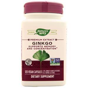 Nature's Way Ginkgo - Standardized Extract  120 vcaps