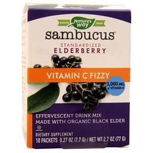 Nature's Way Sambucus Standard Elderberry - Vitamin C Fizzy  10 pckts