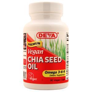 Deva Nutrition Vegan Chia Seed Oil  90 vcaps