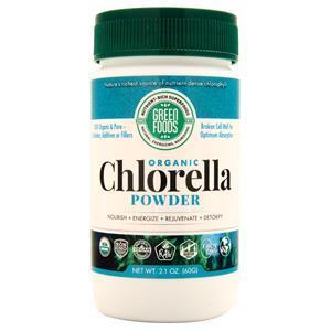 Green Foods Organic Chlorella Powder  2.1 oz