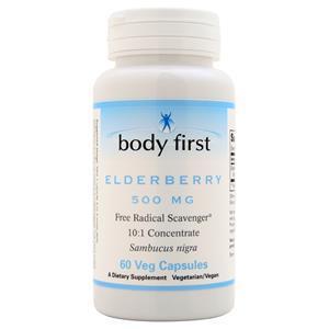 Body First Elderberry (500mg)  60 vcaps