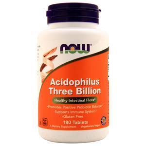 Now Acidophilus Three Billion  180 tabs