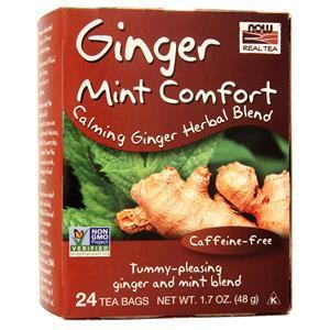 Now Real Tea - Ginger Mint Comfort  24 pckts