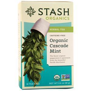 Stash Organic Herbal Tea Cascade Mint 18 pckts