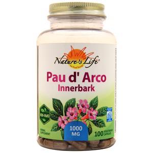 Nature's Life Pau d' Arco Innerbark  100 vcaps