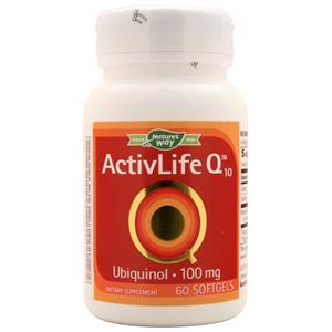 Nature's Way ActivLife Q10 - Ubiquinol (100mg)  60 sgels