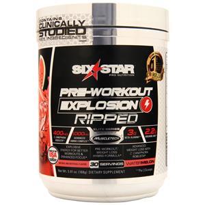 Six Star Pro Nutrition Pre-Workout Explosion Ripped Watermelon 168 grams