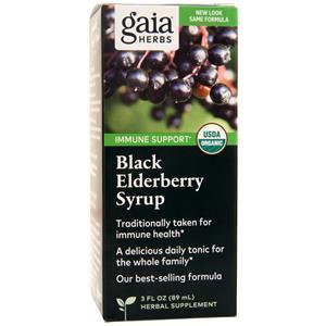 Gaia Herbs Black Elderberry Syrup  3 fl.oz