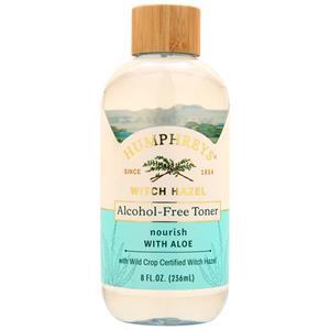 Humphreys Pharmacal Witch Hazel Alcohol-Free Toner Nourish with Aloe 8 fl.oz