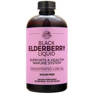 Country Farms Black Elderberry Liquid  8 fl.oz