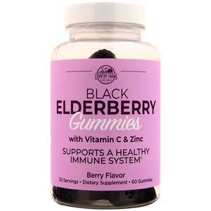 Country Farms Black Elderberry Gummies Berry 60 gummy