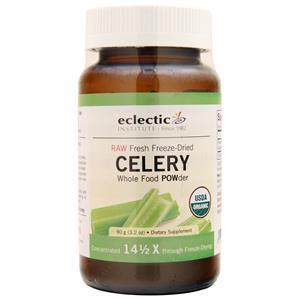 Eclectic Institute Raw Fresh Freeze-Dried Celery Whole Food POWder  90 grams