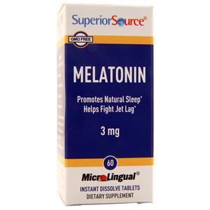 Superior Source MicroLingual Melatonin (3mg)  60 tabs