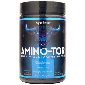 Syntrax Amino-Tor BCAA + Glutamine Blend Blue Raspberry 340 grams