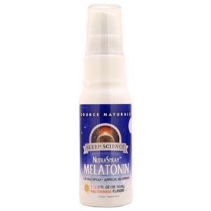 Source Naturals NutraSpray Melatonin Natural Orange 2 fl.oz