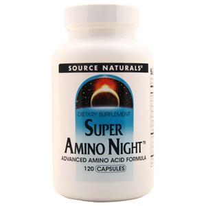 Source Naturals Super Amino Night  120 caps