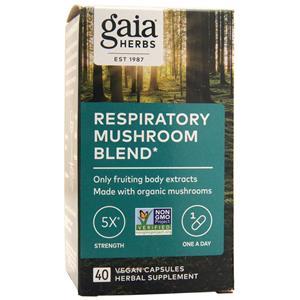 Gaia Herbs Respiratory Mushroom Blend  40 vcaps