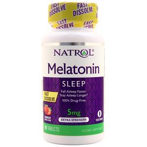 Natrol Melatonin Fast Dissolve (5mg) Strawberry 90 tabs