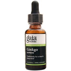 Gaia Herbs Ginkgo Supreme  1 fl.oz