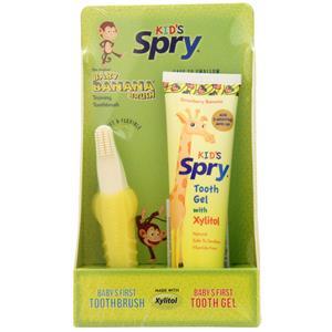 Xlear Kid's Spry Baby Banana Brush Kit  1 kit