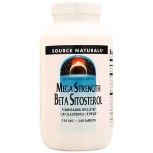 Source Naturals Mega Strength Beta Sitosterol  240 tabs