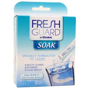 Efferdent Fresh Guard Soak 24 pckts