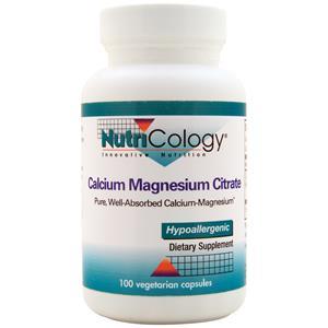 Nutricology Calcium Magnesium Citrate  100 vcaps