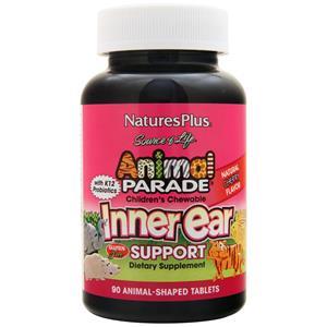 Nature's Plus Animal Parade Children's Chewable Inner Ear Support Natural Cherry 90 tabs