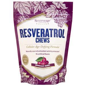 Reserveage Organics Resveratrol Chews Bordeaux Berry 30 chews