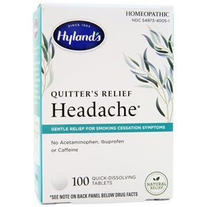 Hylands Homeopathic Quitter's Relief Headache  100 tabs