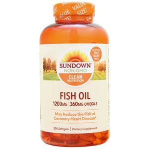 Sundown Naturals Fish Oil (1200mg)  300 sgels