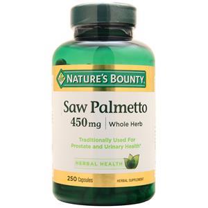 Nature's Bounty Saw Palmetto (450mg)  250 caps