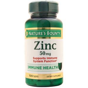 Nature's Bounty Zinc (50mg)  100 cplts