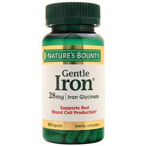 Nature's Bounty Gentle Iron (28mg)  90 caps