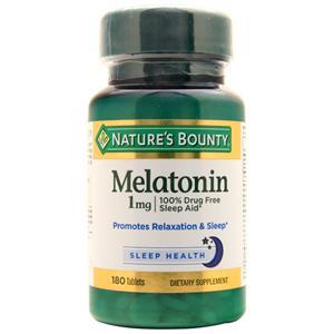 Nature's Bounty Melatonin (1mg)  180 tabs