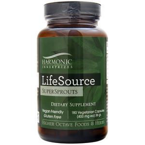 Harmonic Innerprizes LifeSource SuperSprouts  180 vcaps