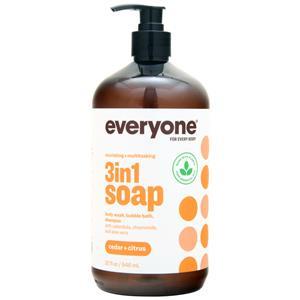 EO Products Everyone for Every Body 3-in-1 Soap Cedar + Citrus 32 fl.oz