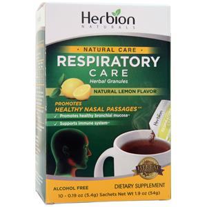 Herbion Respiratory Care Herbal Granules Natural Lemon 10 pckts