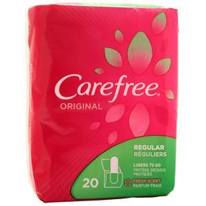 Carefree Original Liners to Go Regular - Fresh Scent 20 count