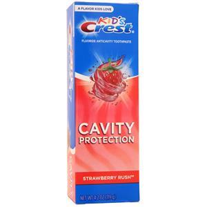 Crest Kid's Cavity Protection Fluoride Anticavity Toothpaste Strawberry Rush 4.2 oz