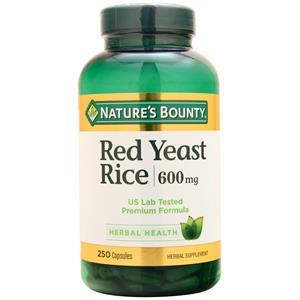 Nature's Bounty Red Yeast Rice  250 caps