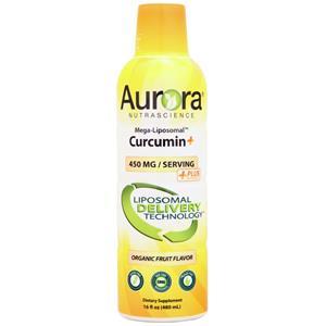 Aurora Nutrascience Mega-Liposomal Curcumin+ Liquid Organic Fruit 16 fl.oz