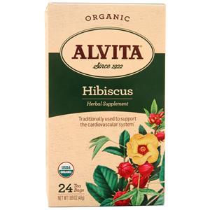 Alvita Tea Bags - Organic Hibiscus 24 pckts