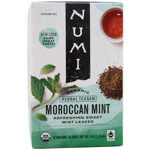 Numi Organic Herbal Teasan Moroccan Mint 18 pckts